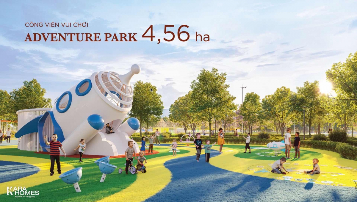 Công viên vui chơi Adventure Park (4,56ha) - Thiên đường giải trí dành cho trẻ em