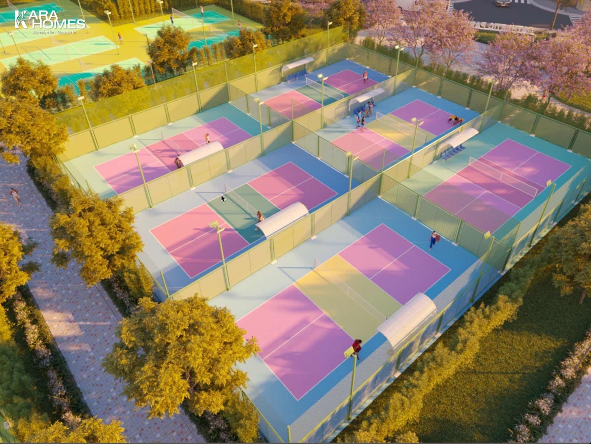Công viên thể thao Athletic Park (3,65ha) ​​​​​​​ – 33 sân thể thao hiện đại