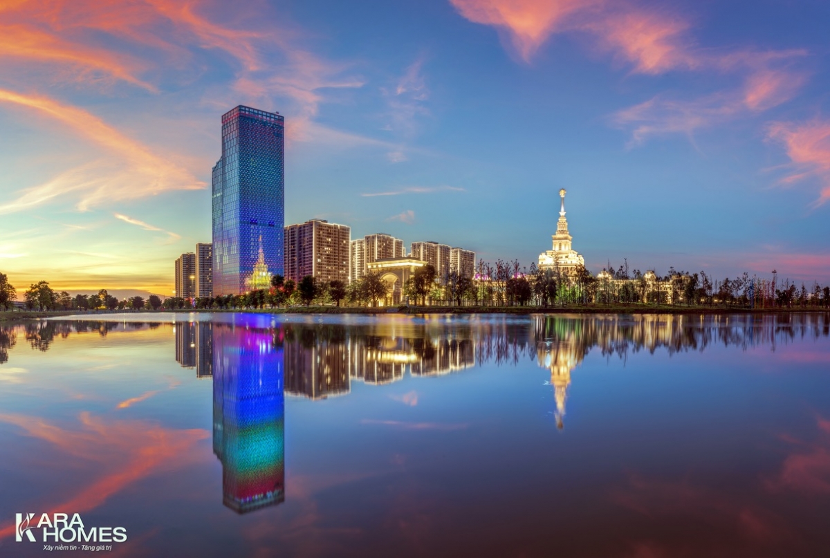 Biệt thự Song lập Vinhomes Ocean Park - Sao biển SB08-XX Chỉ vài bước chân ra hồ Ngọc Trai 24,5ha