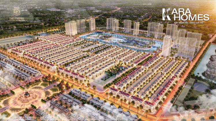 Vinhomes Ocean Park 2 - The Empire có tổng quy mô gần 460 ha.