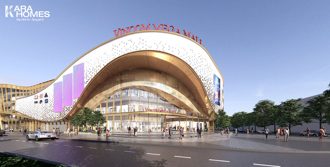 Trung tâm thương mại Vincom MegaMall tại Vinhomes Global Gate