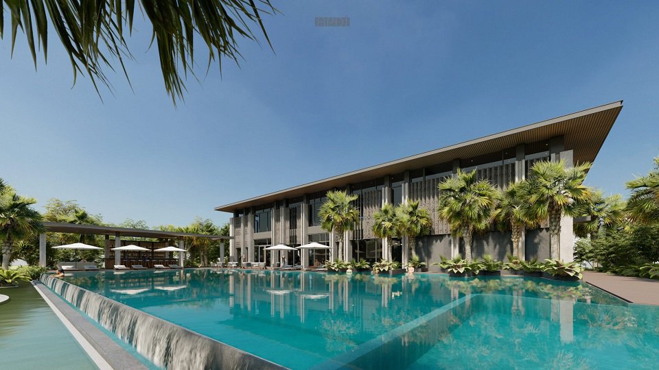 Bể bơi vô cực ngoài trời